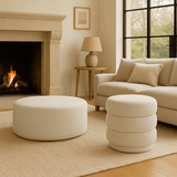 Keiichi Cloud Stool – Off-white