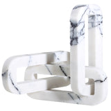 Keiichi Connections Loop Sculpture – White