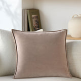 Keiichi Cotton Velvet Cushion – Dusky Rose