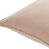 Keiichi Cotton Velvet Cushion – Dusky Rose