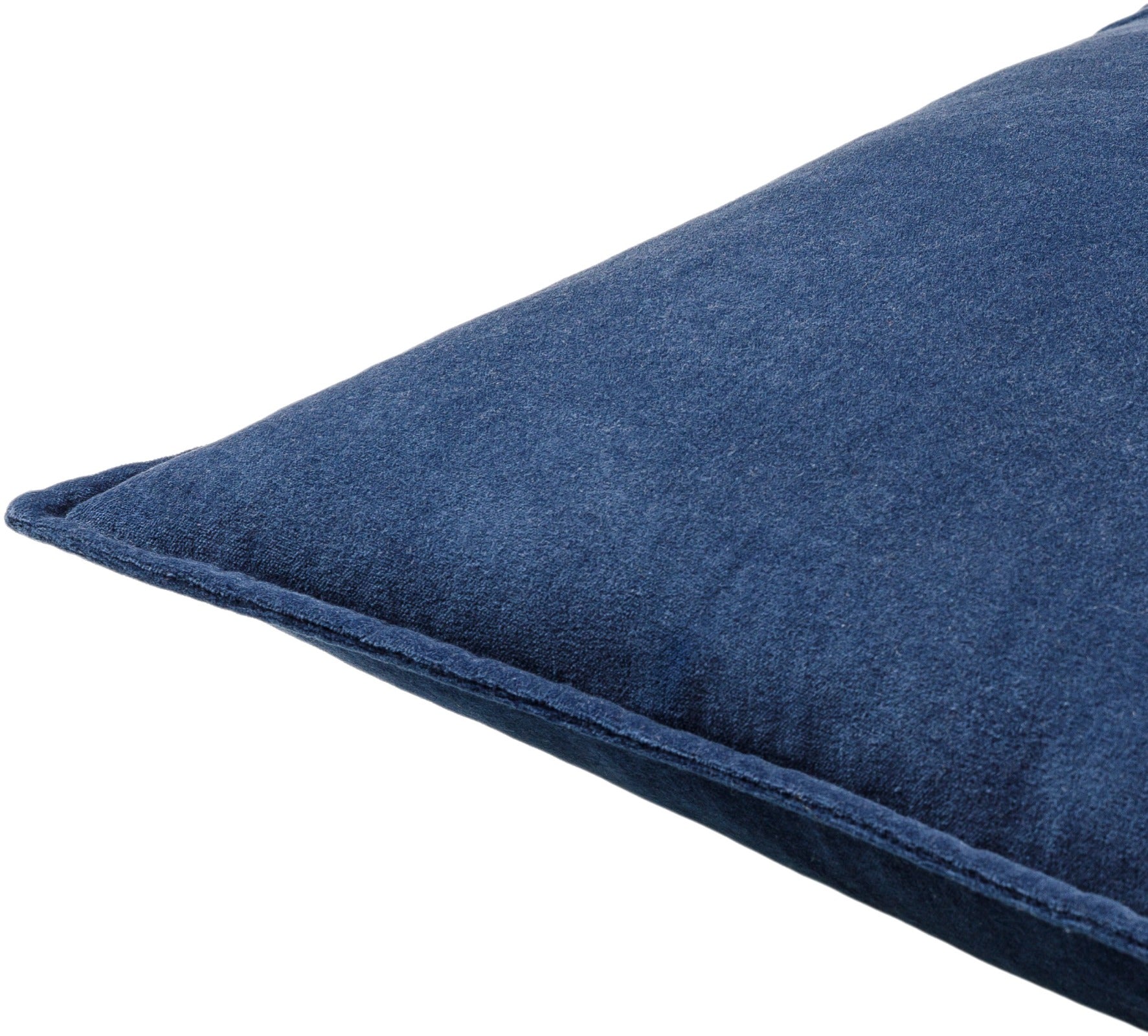 Keiichi Cotton Velvet Cushion – Midnight Blue