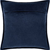 Keiichi Cotton Velvet Cushion – Midnight Blue