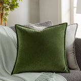 Keiichi Cotton Velvet Cushion – Olive