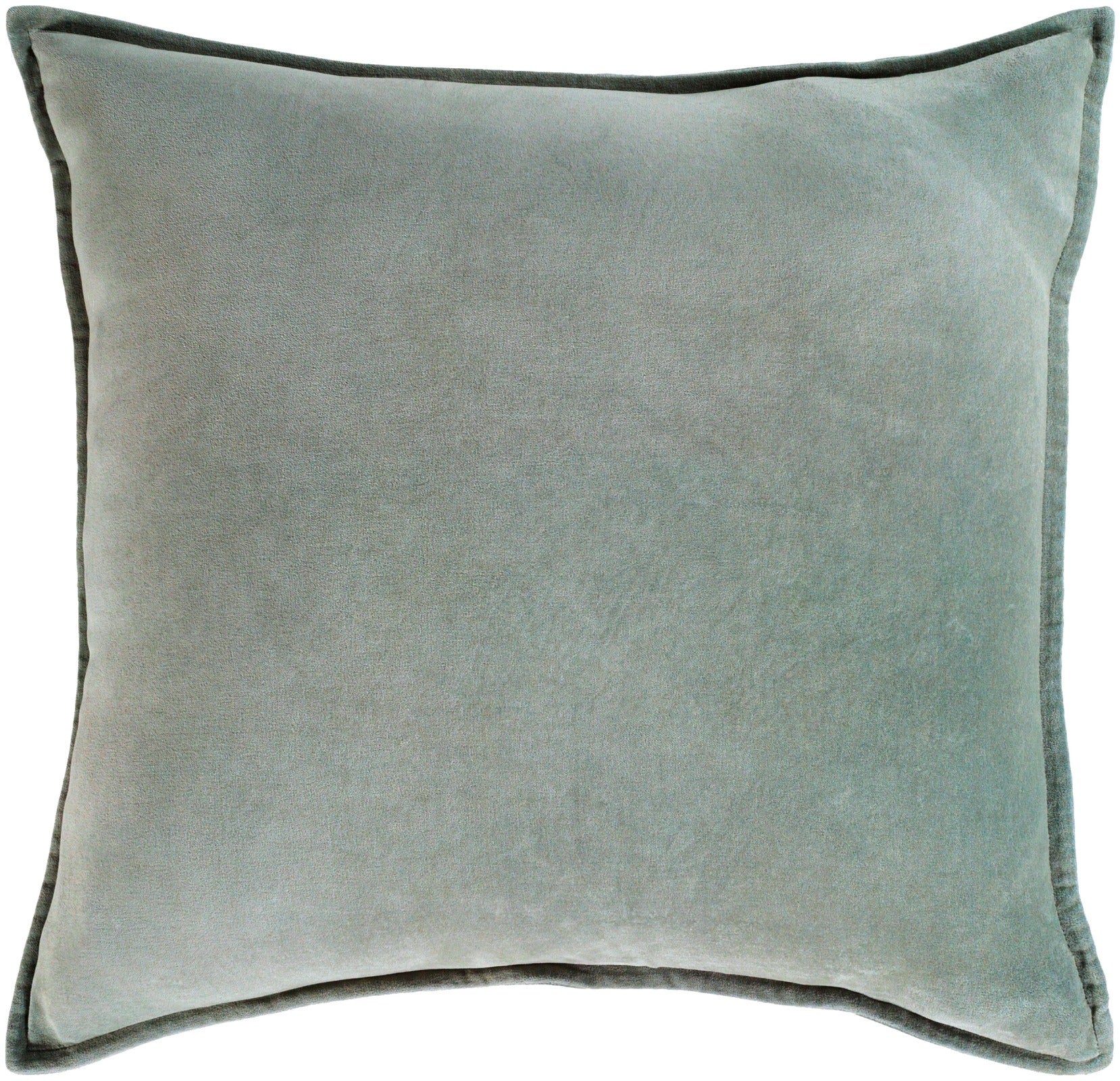 Keiichi Cotton Velvet Cushion – Sage