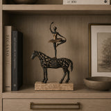 Keiichi Dancing Balance Sculpture – Dark Bronze