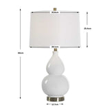 Keiichi Delaunay Table Lamp – White