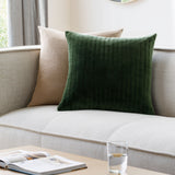 Keiichi Digby Velvet Cushion – Forest Green