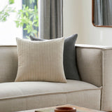 Keiichi Digby Velvet Cushion – Oatmeal