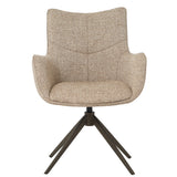 Keiichi Ducklington Swivel Dining Armchair