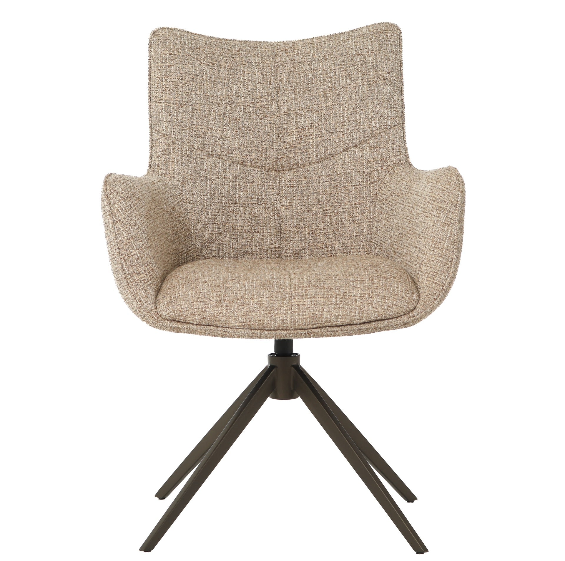 Keiichi Ducklington Swivel Dining Armchair
