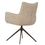 Keiichi Ducklington Swivel Dining Armchair