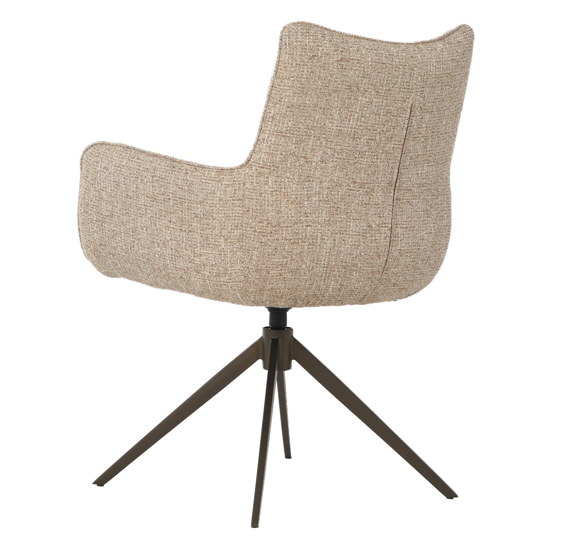 Keiichi Ducklington Swivel Dining Armchair