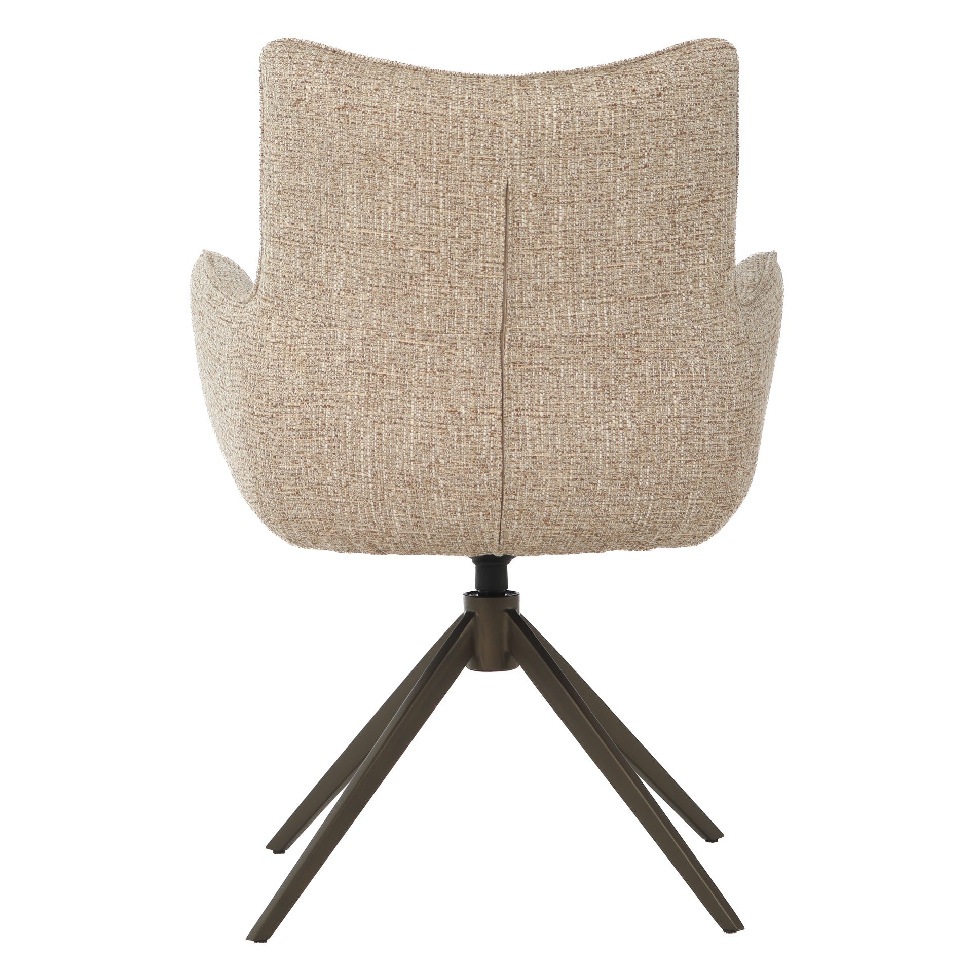 Keiichi Ducklington Swivel Dining Armchair
