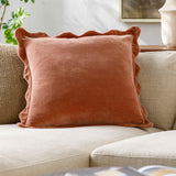 Keiichi Effervescent Woven Cushion – Dusky Coral