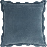Keiichi Effervescent Woven Cushion – Dusky Indigo
