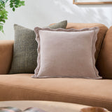 Keiichi Effervescent Woven Cushion – Mauve