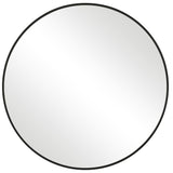 Keiichi Eve Small Round Mirror – Black