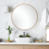 Keiichi Eve Small Round Mirror – Gold