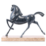 Keiichi Flying Horse Sculpture – Dark Nickel