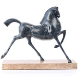 Keiichi Flying Horse Sculpture – Dark Nickel