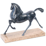 Keiichi Flying Horse Sculpture – Dark Nickel