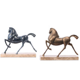 Keiichi Flying Horse Sculpture – Dark Nickel
