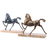 Keiichi Flying Horse Sculpture – Dark Nickel