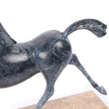 Keiichi Flying Horse Sculpture – Dark Nickel