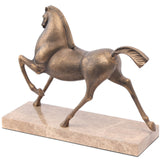 Keiichi Flying Horse Sculpture – Gold