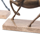Keiichi Flying Horse Sculpture – Gold