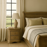 Keiichi Fulbrook 3 Drawer Bedside Table – Oak