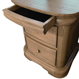 Keiichi Fulbrook 3 Drawer Bedside Table – Oak