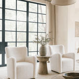 Keiichi Hidcote Accent Chair – Faux Wool