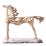 Keiichi Horse Sculpture – Gold