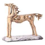 Keiichi Horse Sculpture – Gold
