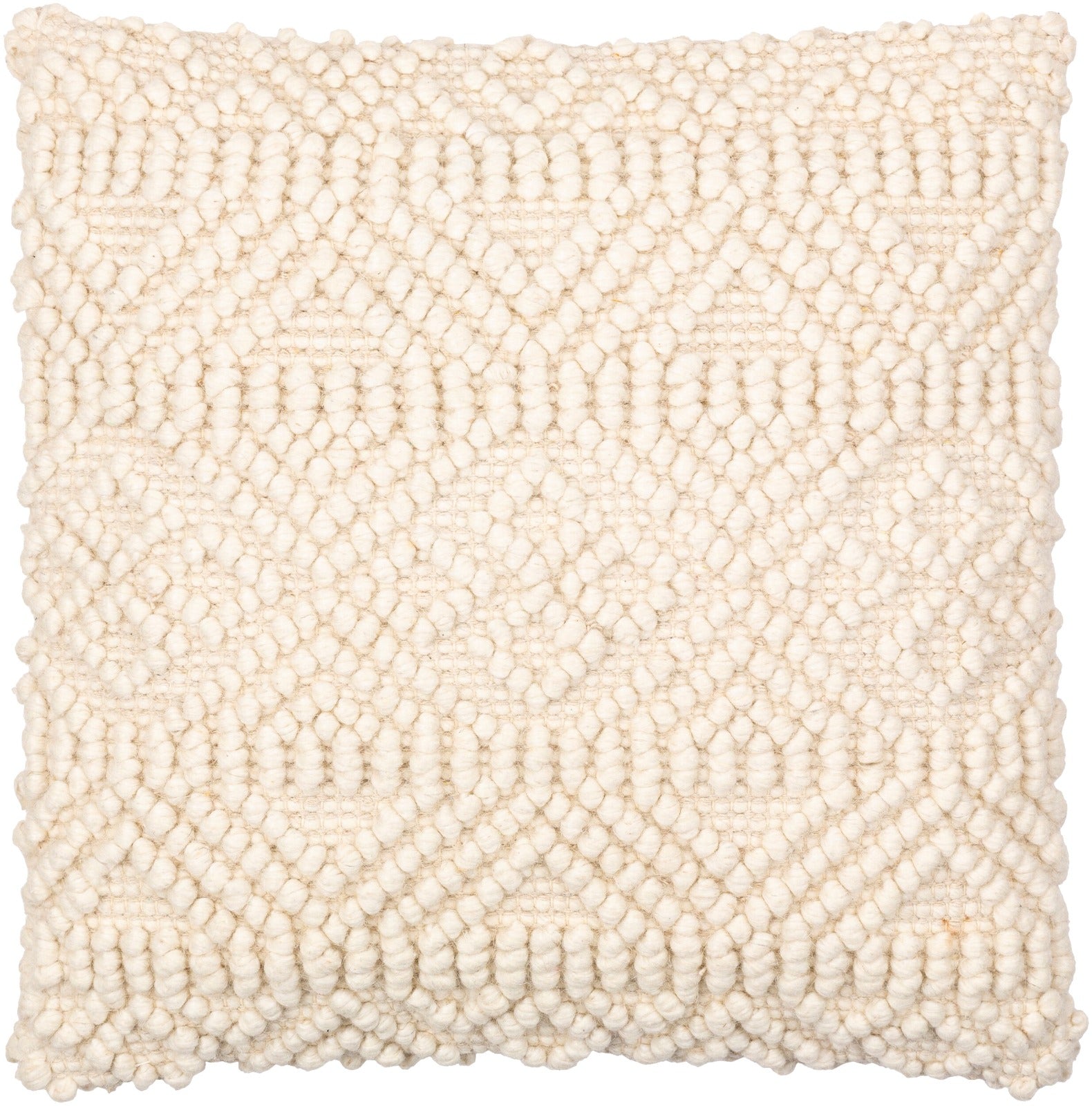 Keiichi Hygge Hand Woven Cushion – Cream