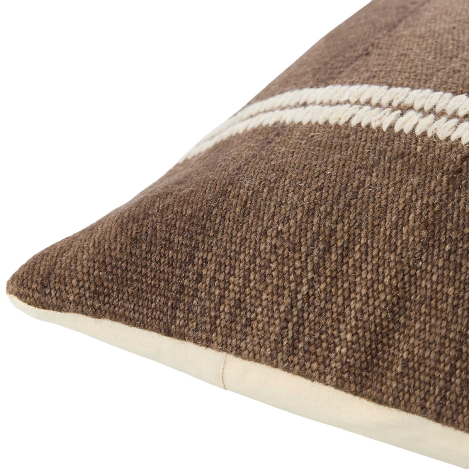 Keiichi Jundah Woven Cushion – Brown