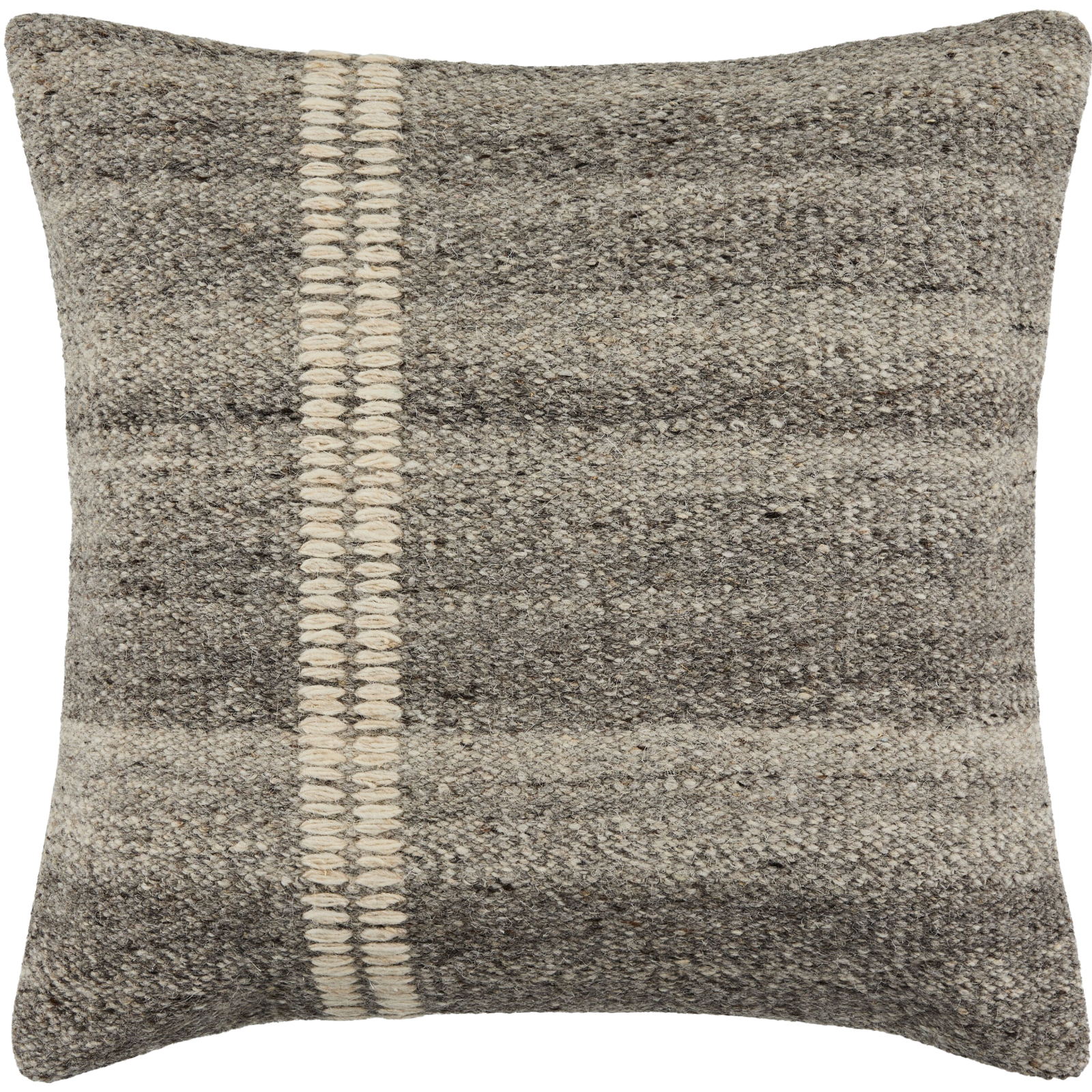 Keiichi Jundah Woven Cushion – Grey
