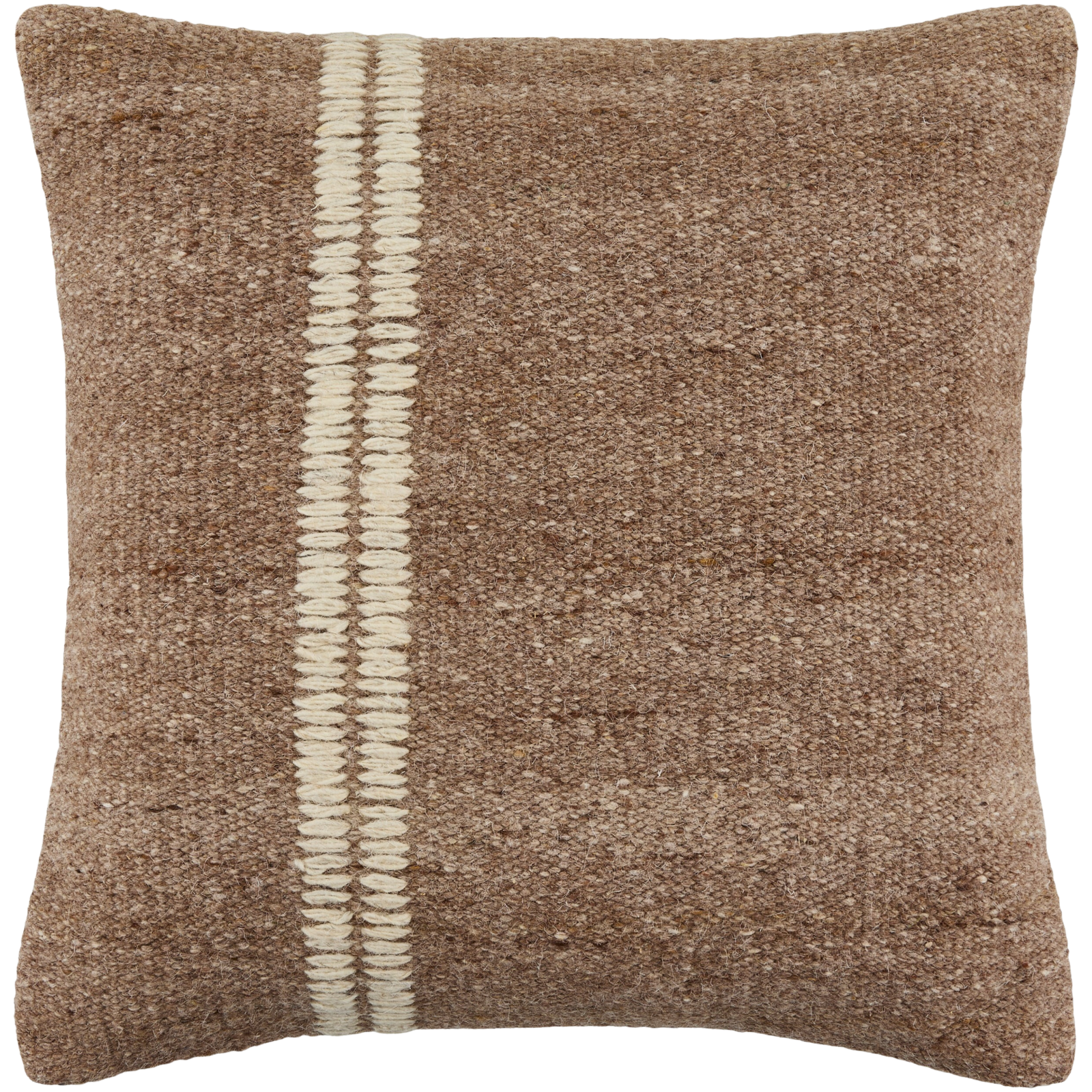 Keiichi Jundah Woven Cushion – Light Brown