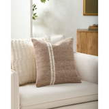Keiichi Jundah Woven Cushion – Light Brown