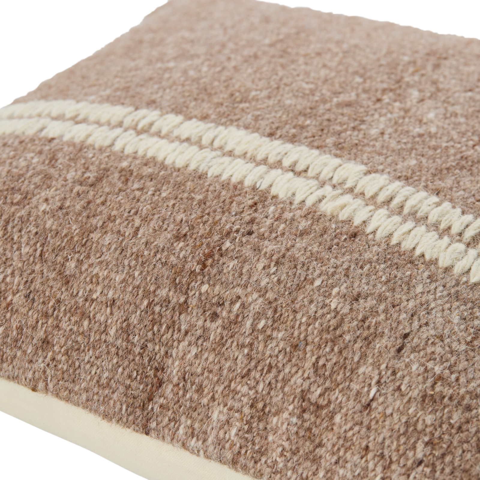 Keiichi Jundah Woven Cushion – Light Brown
