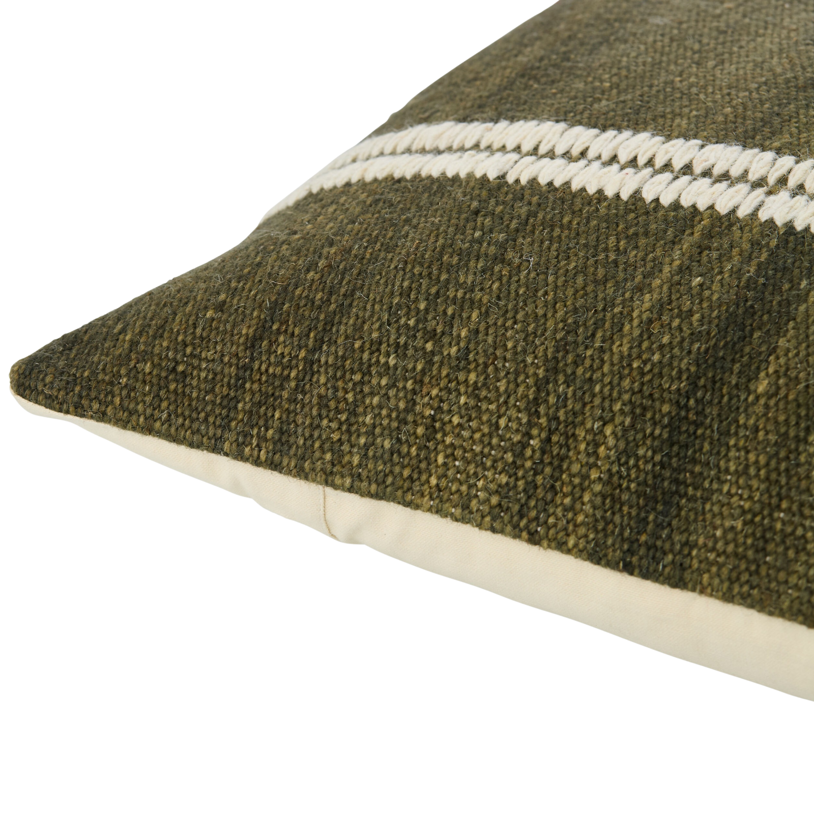 Keiichi Jundah Woven Cushion – Moss