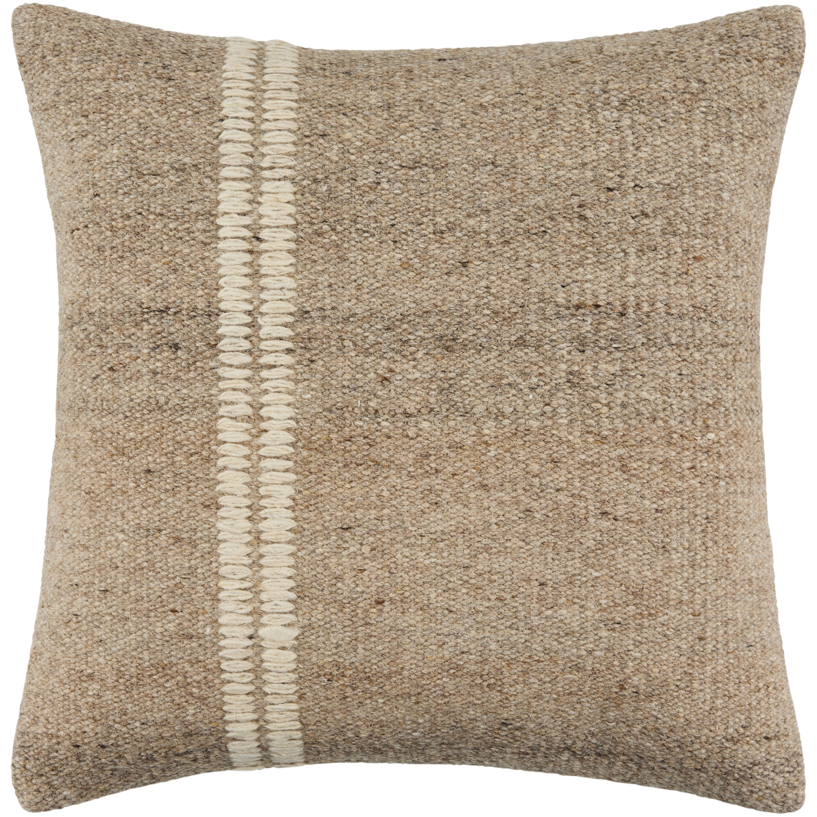 Keiichi Jundah Woven Cushion – Warm Natural