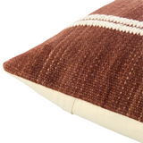 Keiichi Jundah Woven Cushion – Warm Red