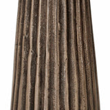 Keiichi Juniper Fluted Marble Top Side Table