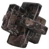 Keiichi Loop Sculpture – Large – Coffee Marble