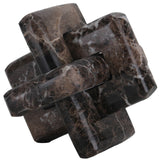Keiichi Loop Sculpture – Large – Coffee Marble
