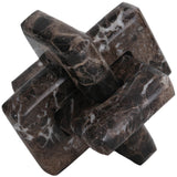 Keiichi Loop Sculpture – Large – Coffee Marble