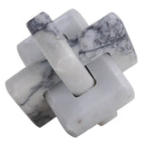 Keiichi Loop Sculpture – Large – Grey Marble
