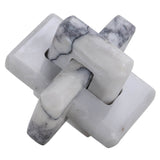 Keiichi Loop Sculpture – Large – Grey Marble